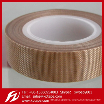 T0.30mm PTFE Tape Teflon Tape Fiberglass Adhesive Tape for Hot Sealing